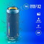 NGS Roller Furia 2 Altavoz Portátil Bluetooth con Luces RGB Azul